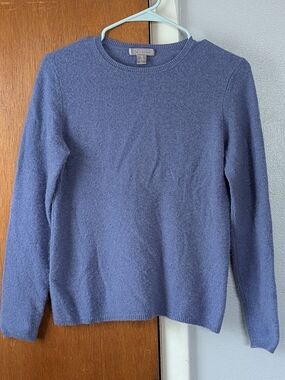 Woman's Cashmere By Charter Club Crewneck Sweater Size M